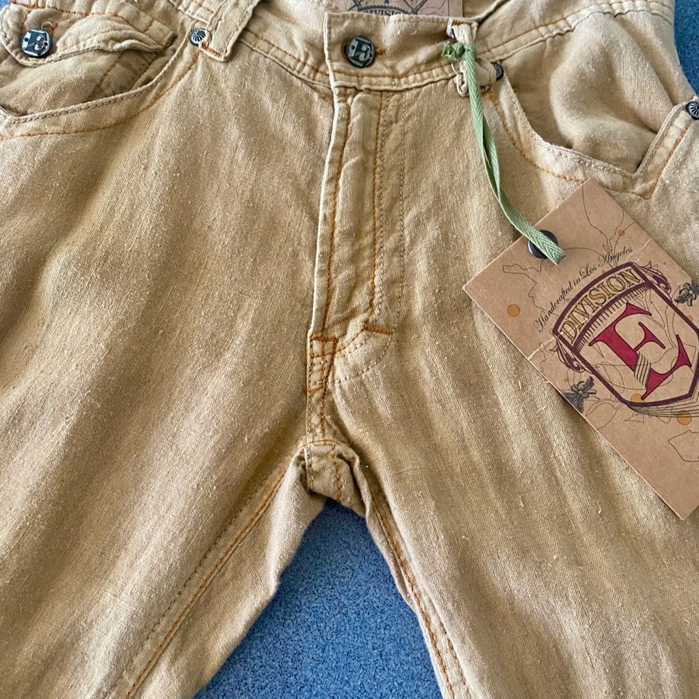FYI: ENDING MY SALES SUNDAY 3/29 - 
Men’s Division E relaxed, fit Linen Pants